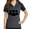 Women's Colorblock Micropique Sport Wick ® Polo Thumbnail